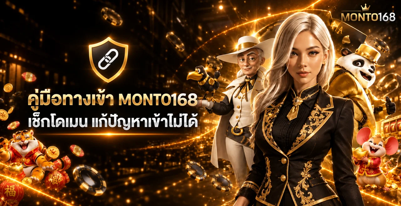 MONTO168 ทางเข้า เช็กโดเมนและแก้เข้าไม่ได้